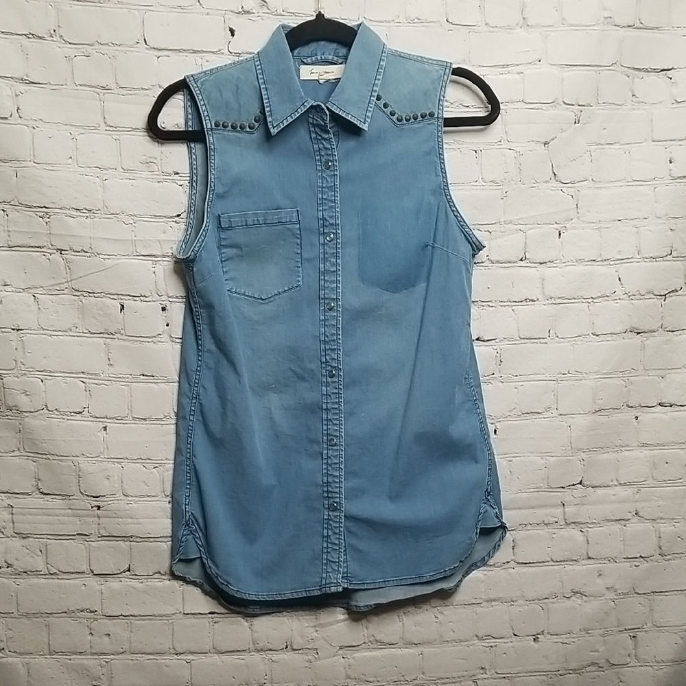 Vince Camuto Women's Small Blue Denim
